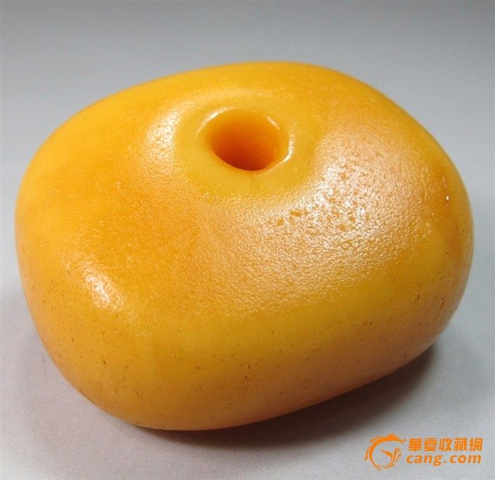 【清】精品收藏鸡油黄老蜜蜡原蜡22.5克大珠