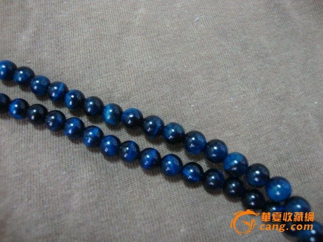 稀少高贵的蓝鹰眼石108佛珠_在线拍卖网_艺术品拍卖_古玩拍卖_华夏收藏网