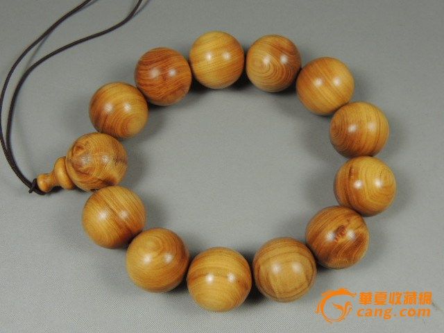 【陈化料】太行崖柏1.8素珠(1)_在线拍卖网_艺