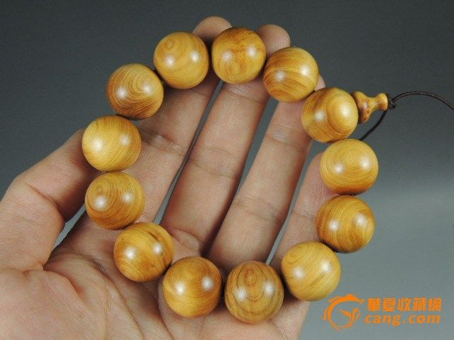 【陈化料】太行崖柏1.8素珠(1)_在线拍卖网_艺