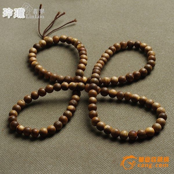 印尼加里曼丹沉香木佛珠108粒(9mm)--AM05图4