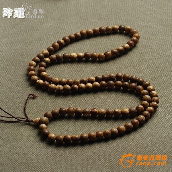 印尼加里曼丹沉香木佛珠108粒(9mm)--AM05图5