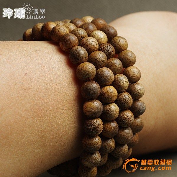 印尼加里曼丹沉香木佛珠108粒(9mm)--AM05图7
