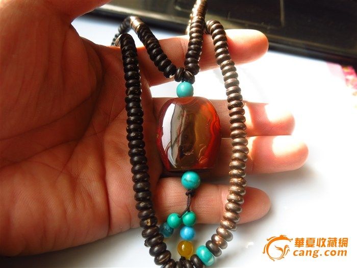 椰壳战国<em>红毛衣链</em>_在线拍卖网_艺术品拍卖_古