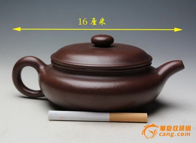 台湾回流.泰斗顾景舟款.真正全手工珍贵名壶【扁鼓】图2