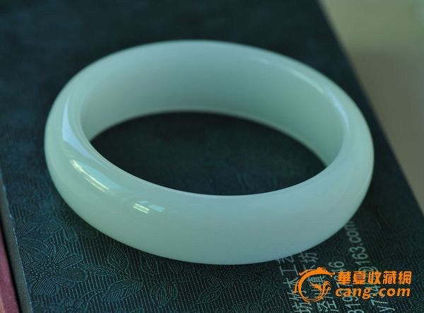 +47号 天然冰润昆仑子玉手镯_在线拍卖网_艺