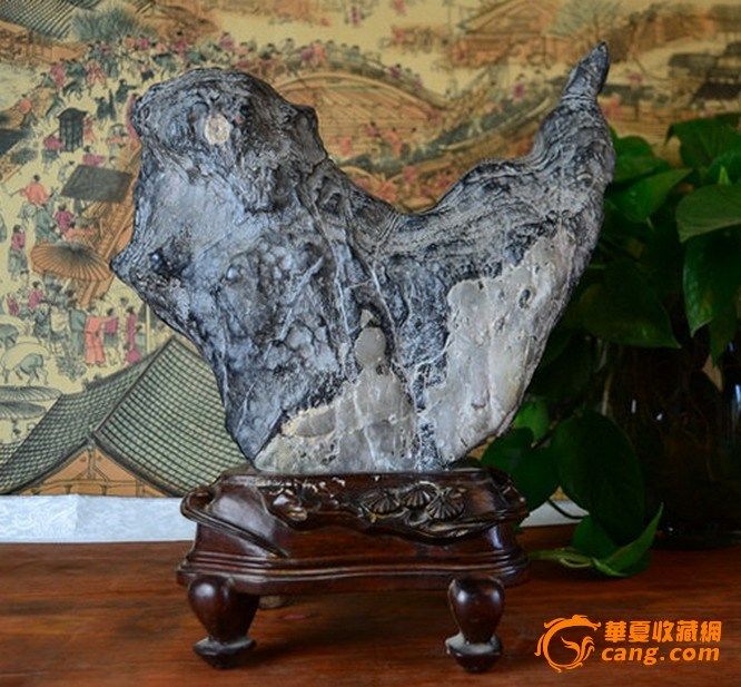 精品灵璧奇石.形似中国地图.镇宅大吉天然摆件图3