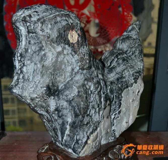 精品灵璧奇石.形似中国地图.镇宅大吉天然摆件图6