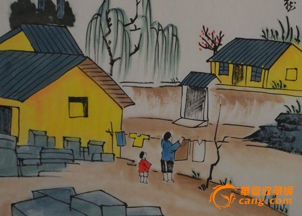 丰子恺国画真迹精品!图4