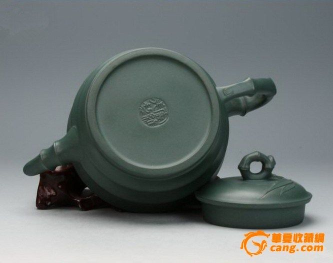 宜兴紫砂壶.稀有精致民国绿泥.名家全手工.特价正品 节节高 图8
