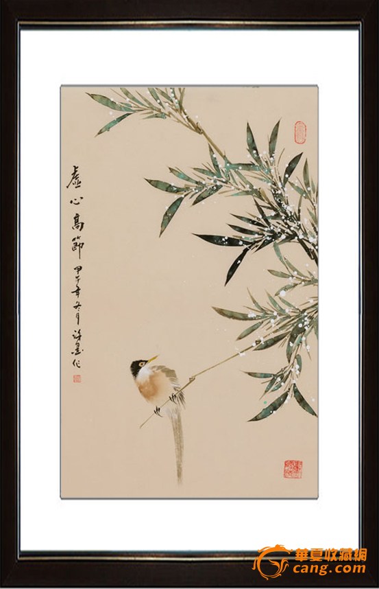 河南潜力画家许墨花鸟