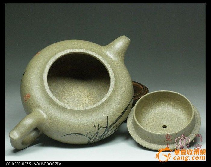 忠明手制/宜兴紫砂壶/黄龙山原矿青灰泥/笑脸常开200cc图5
