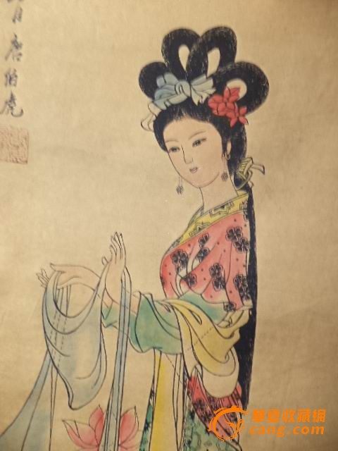 唐寅《高仿》—四大美女—国画