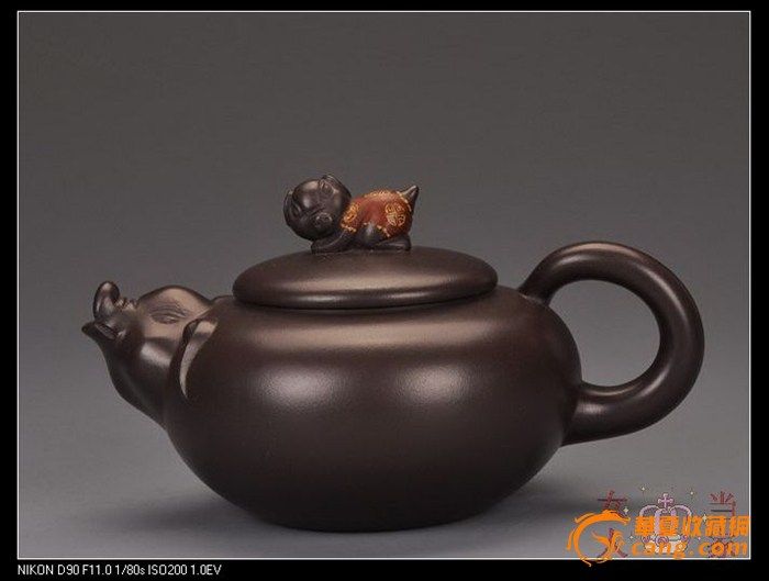 宜兴紫砂壶 国家级职称王红娟 原矿120目老紫