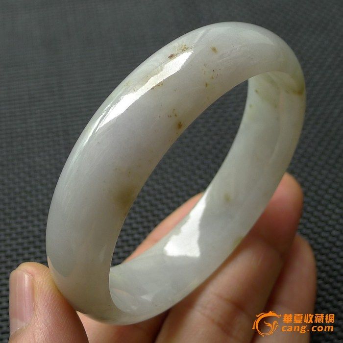 翡翠手镯玉镯子玉手镯平安镯老人生日礼物带证
