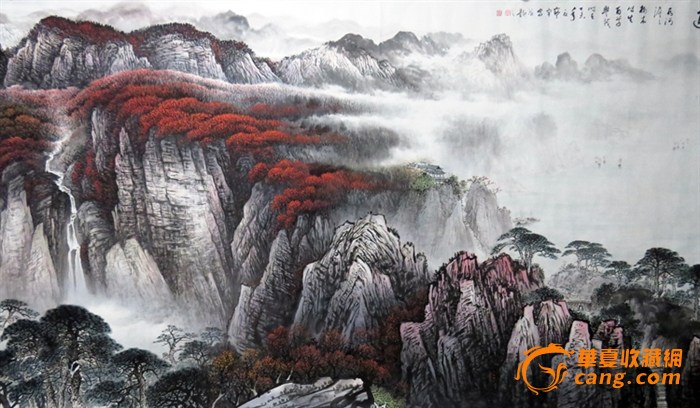 中国当代著名山水画家,国家一级美术师广西书