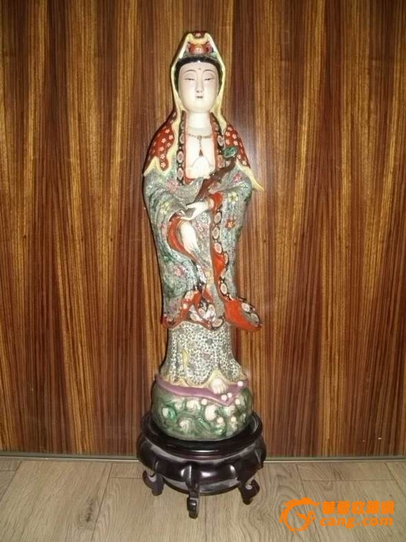 曾龙升大师瓷塑观音菩萨