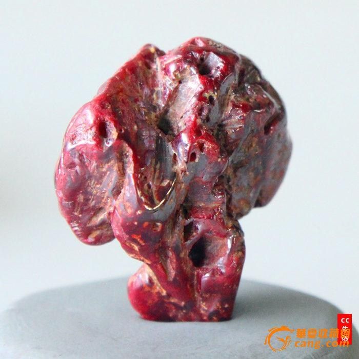 天然朱砂原矿石 小摆件