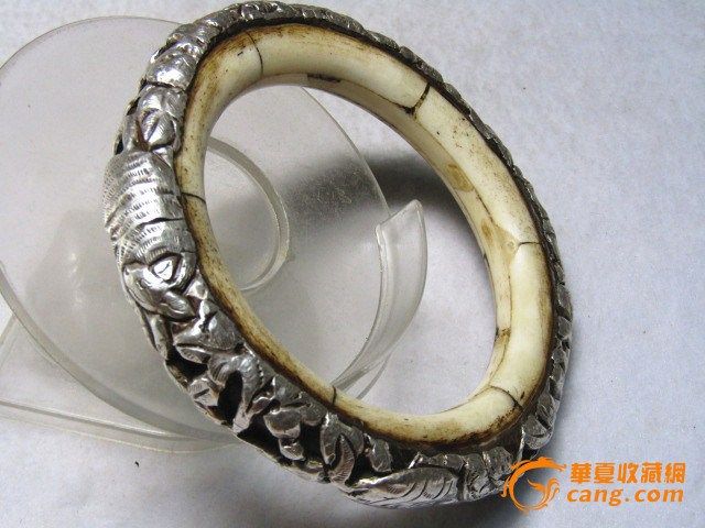 明清珍贵材料 外包银手镯_在线拍卖_在线拍卖