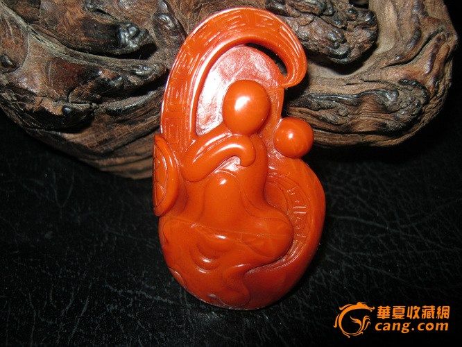 高品质九口南红悟道挂件_在线拍卖_在线拍卖