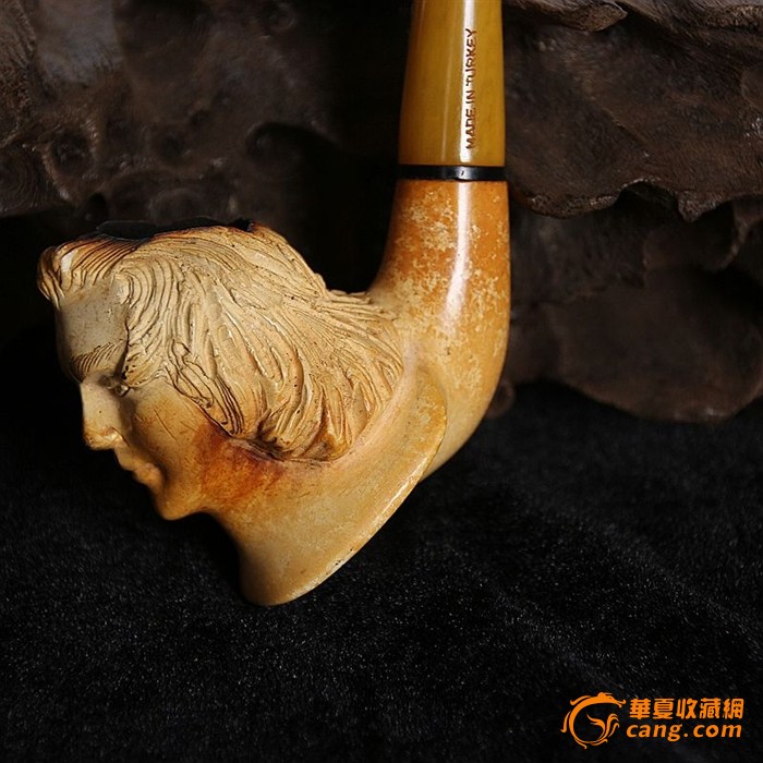 19世纪初欧洲奢侈品海泡石烟斗   19世纪初欧洲奢侈品海泡石烟斗,包浆