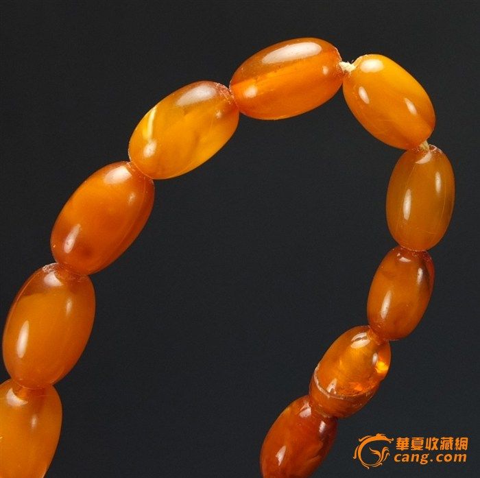 32克【极品】天然金绞丝鸡__油黄*老蜜蜡_项链图9