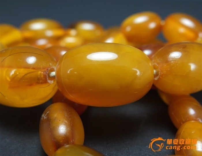 32克【极品】天然金绞丝鸡__油黄*老蜜蜡_项链图10