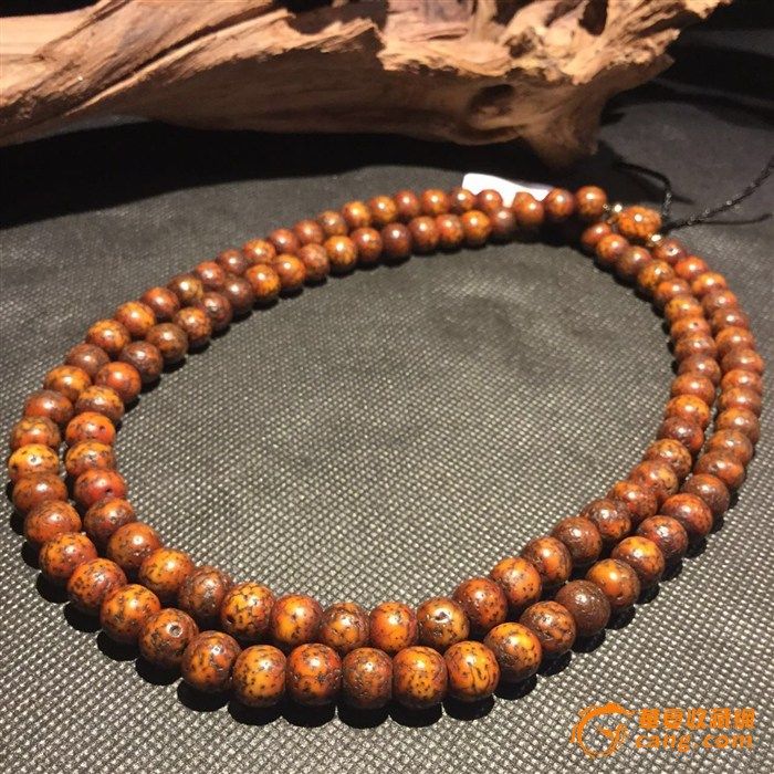 藏传-108老星月菩提素珠