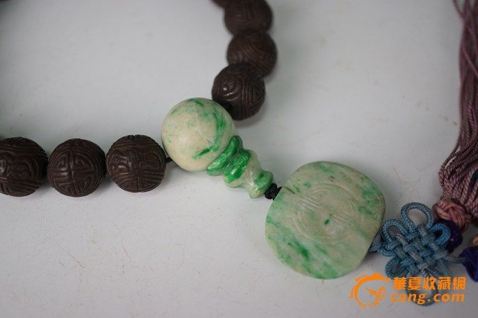 【保真】【稀有清代官制沉香朝珠手串】_在线