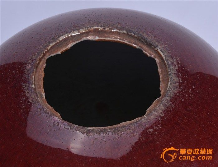 清 郎窑红盖罐图4