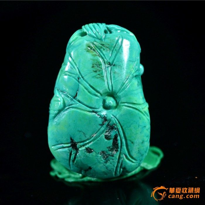 绿松石 精品 飞龙送财图5
