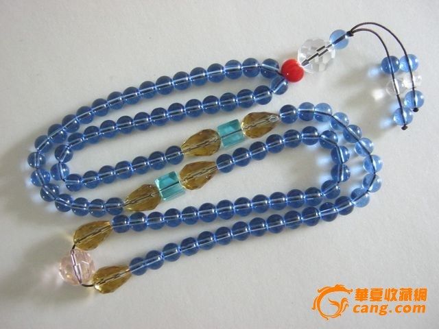 水晶串珠项链 _在线拍卖_在线拍卖网_艺术品拍卖_古玩拍卖_华夏收藏网