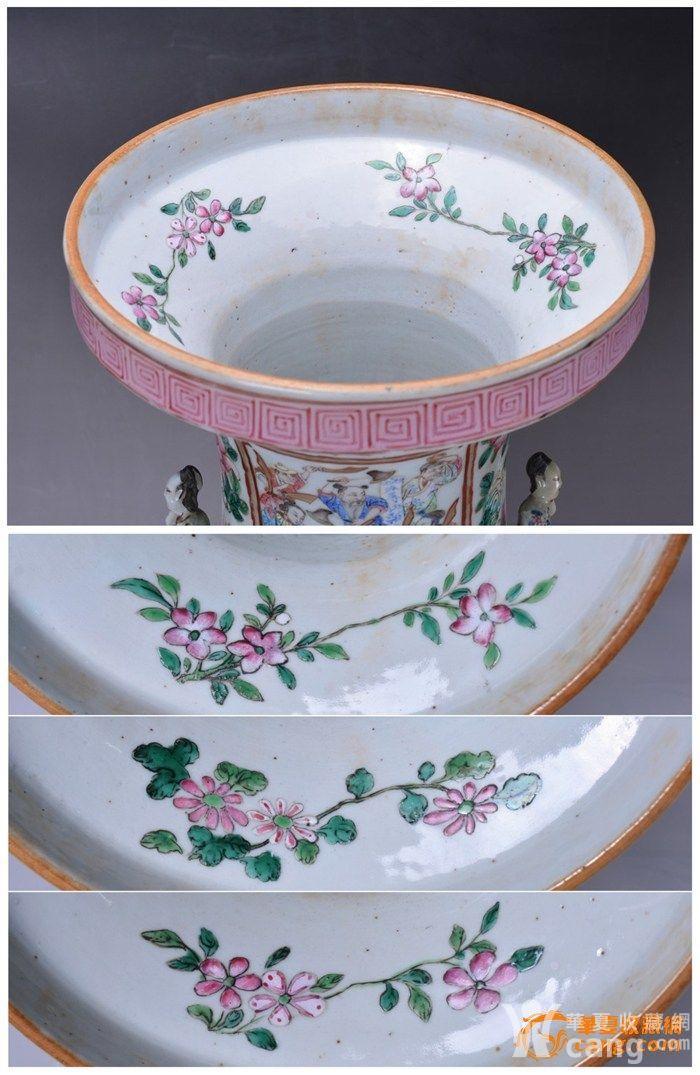 嘉道 粉彩人物300件大瓶