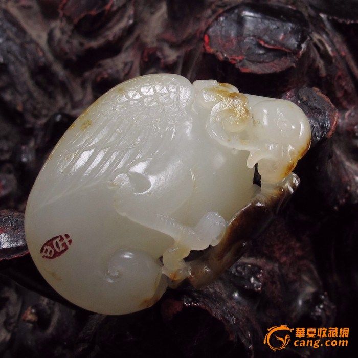 【独籽】名家作品和田白玉籽料"抓住机遇"