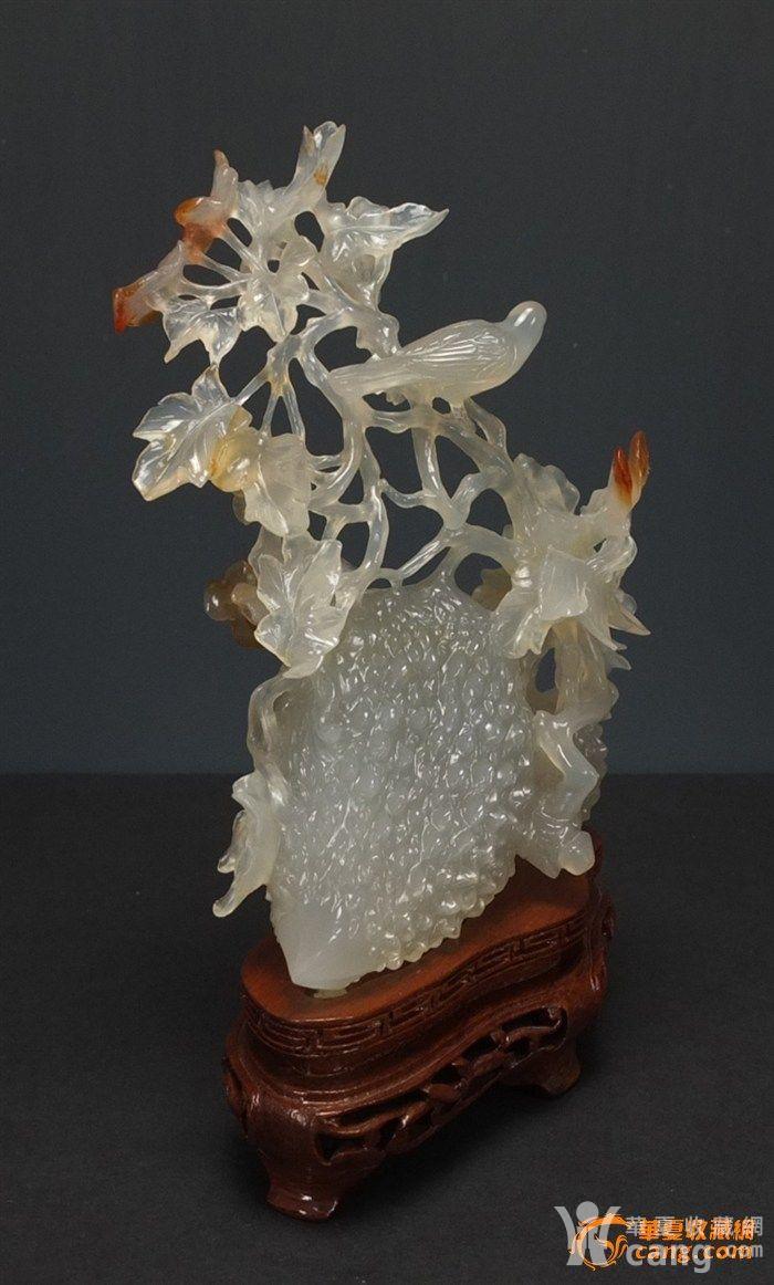 精—精品—民国创汇期*—冰糖玛瑙*俏色巧雕*摆件