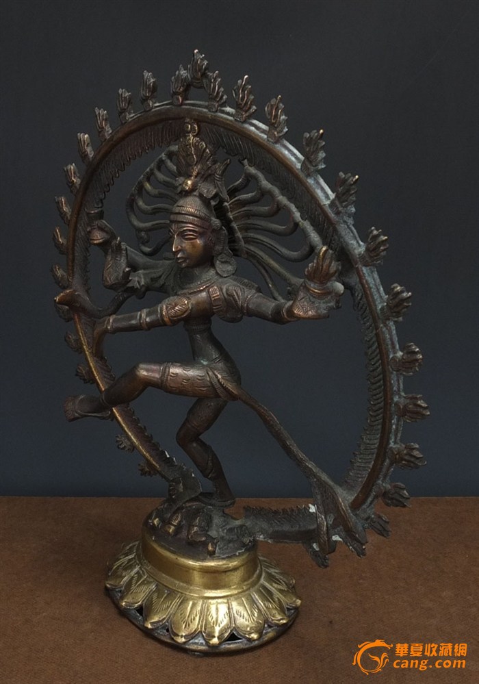 铜雕舞王湿婆神像图片