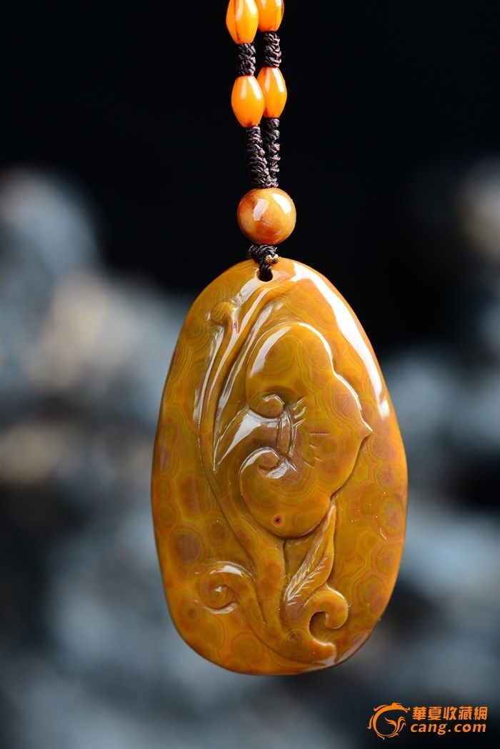 天然战国红俏色《红凤如意》挂件