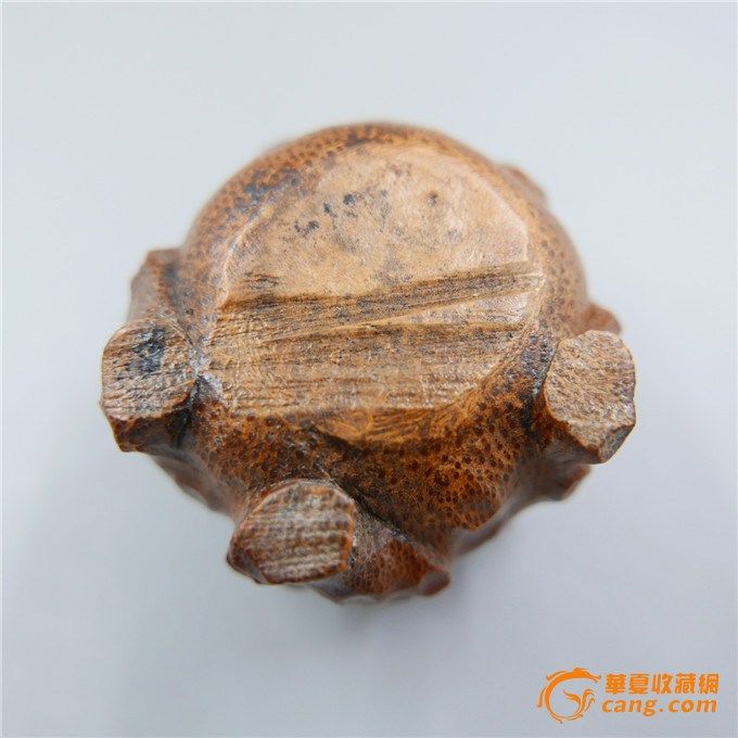 清 竹雕蟾蜍摆件