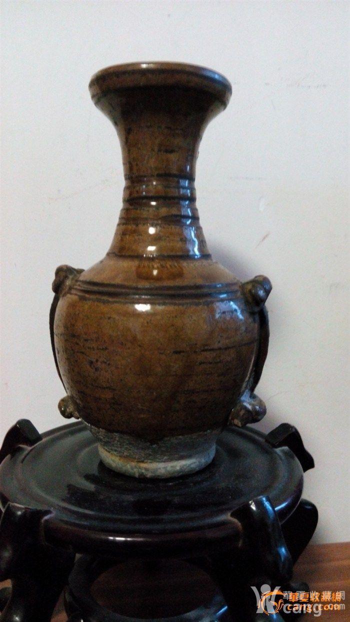 宋大同窑青釉背带壶