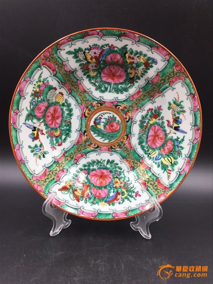 晚清民国广彩盘